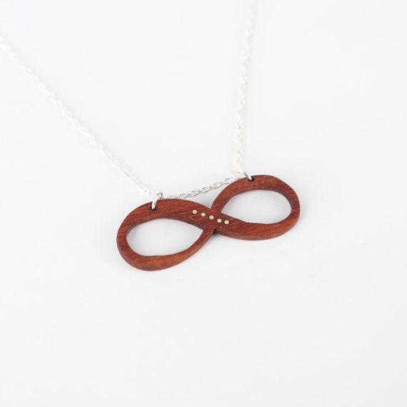 5th Anniversary Gift for Wife Custom Wood Pendant Wood Anniversary