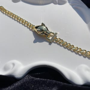 Gold Panther Bracelet – Stainless Steel Jewelry for Men & Women – Bold Gift UK/US