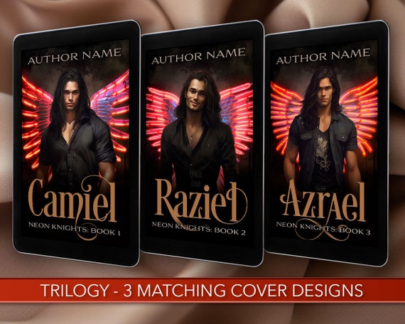Premade Book Cover, Ebook Design, Contemporary Romance, Paranormal Mystery, Digital Book Cover, Trilogy, Series, Mystery, Urban fantasy