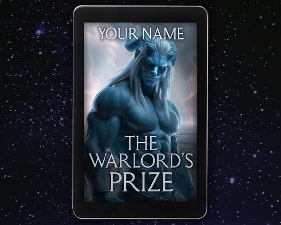 Premade Sci-Fi Romance eBook Cover, Alien Warlord Warrior