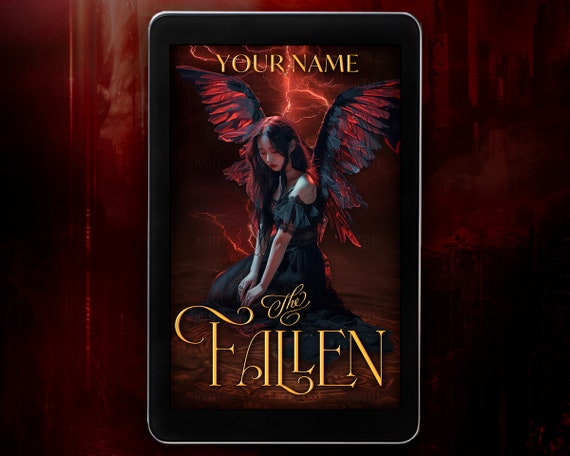 Pre-made eBook Cover Design Fantasy, Young Adult, Supernatural, Mystery, Dystopian, Angel, Fallen Angel, Dark Angel, Korean Female Lead