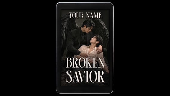 Premade eBook Cover, Paranormal Romance, Fallen Angel Romance, Dark Fantasy Romance, Angel Book Cover, Kindle Cover
