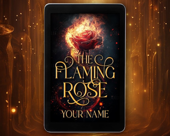 Pre-made eBook Cover Design Fantasy, Dark Fantasy, Young Adult, Gothic Fantasy, Paranormal, Supernatural Romance, YA, Burning Rose