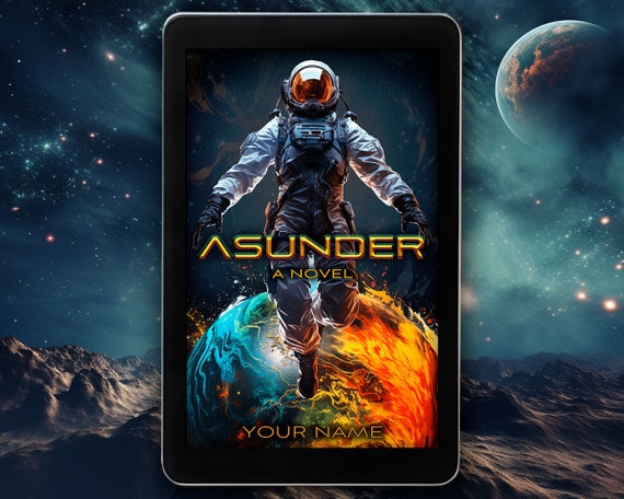 Pre-made eBook Cover Design Science Fiction, Space Opera, Adventure, Futuristic, Post-Apocalyptic, Astronaut, Outer Space, Alien Planet