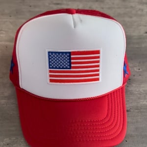 4th of July Custom Made Patriotic Trucker Hat