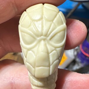 Mego FTC Zica Retro Custom 1/9 scale Spider Man head sculpt