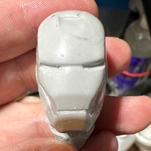 Mego FTC Zica Retro Custom 1/9 scale Iron Man head sculpt movie