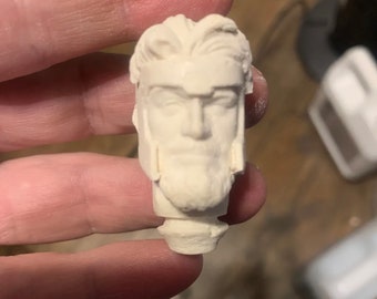 Mego FTC Zica Retro Custom 1/9 scale Avengers Hercules comic head sculpt