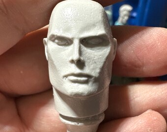 Mego FTC Zica Retro Custom 1/9 scale X-Men X-Force Ice Man head sculpt