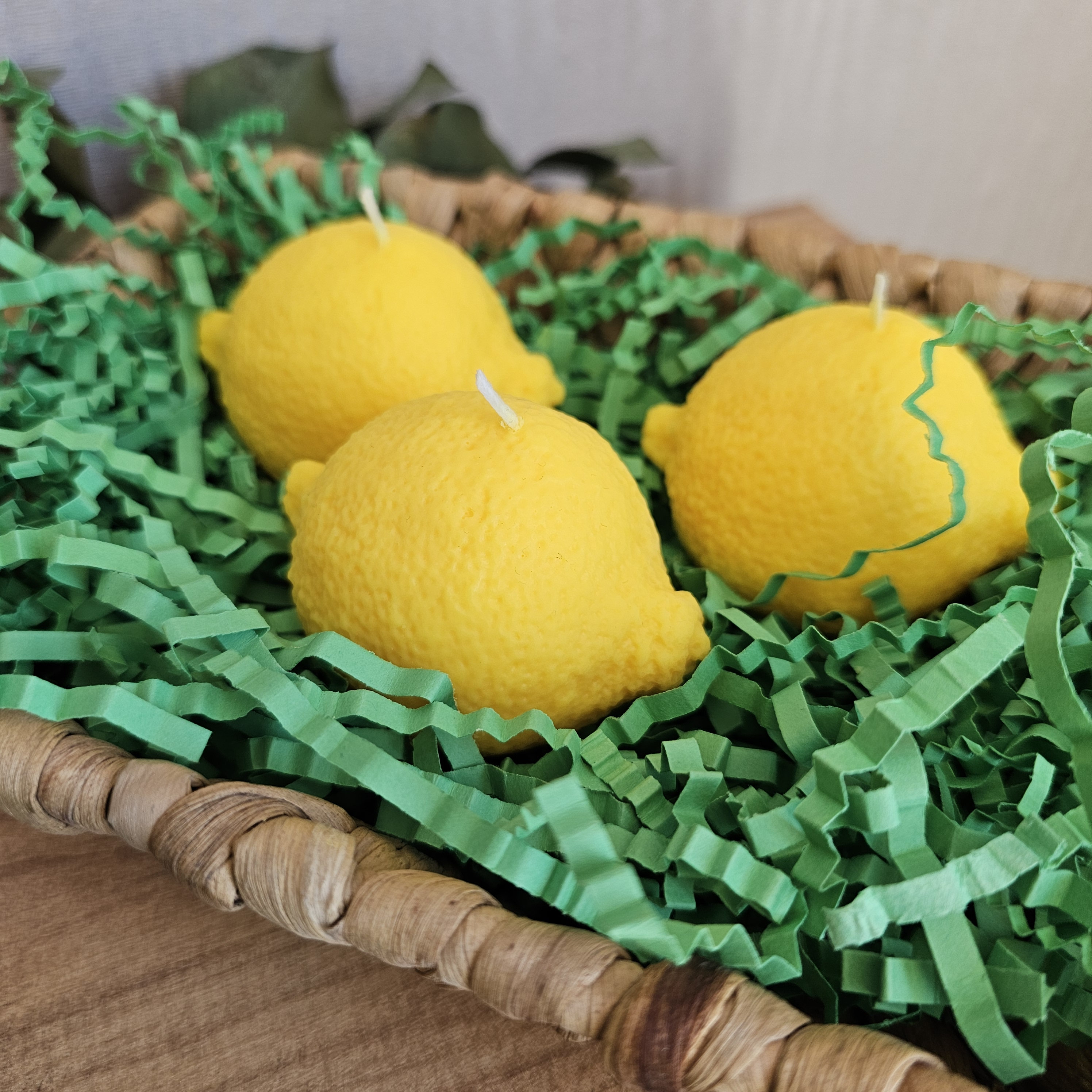 Bulk Lemon Candles with Custom Labels | Lemon Baby Shower Favors | Bridal Shower Favors | Lemon SCENTED Candles