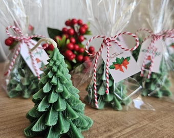 Julgransljuspresenter – Festpresenter, Grönt tallljus, Julpresenter, Julbordsdekorationer