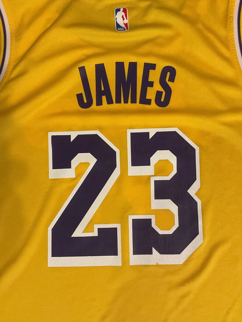 4xl lebron james lakers jersey