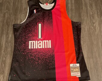 Maillot Chris Bosh Miami Heat XL Mitchell et Ness