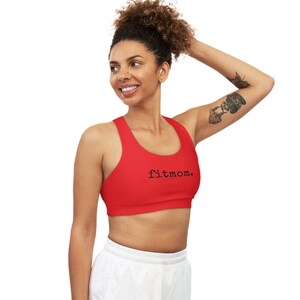 Seamless Sports Bra (AOP)- fitmom.