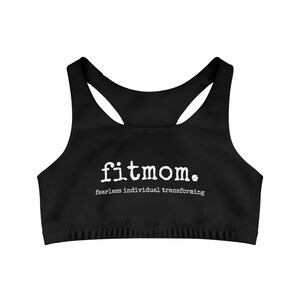 Seamless Sports Bra (AOP)- fitmom