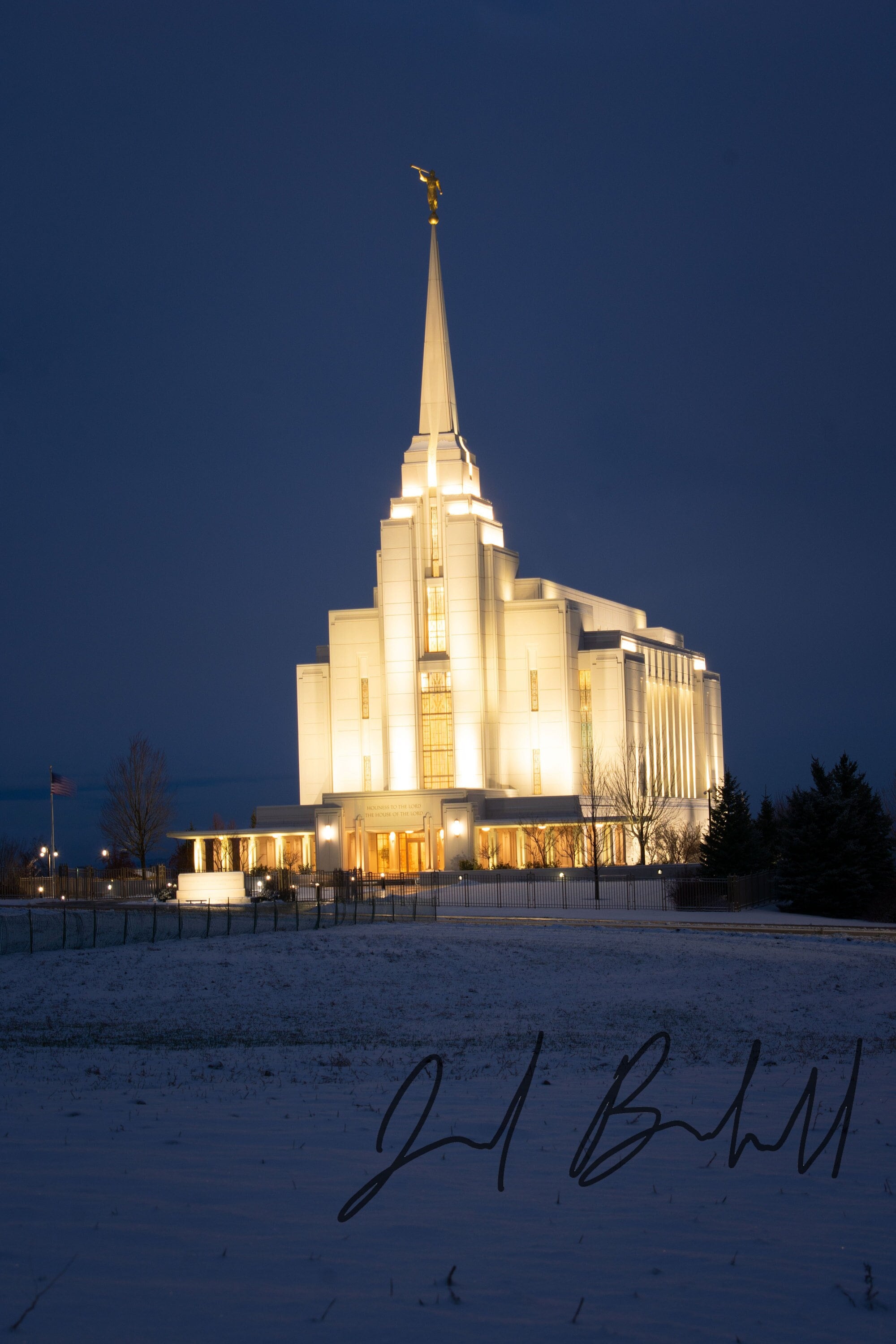 Redburg Rexburg Idaho Temple Photo of Rexburg ID Temple Downloadable Temple ...