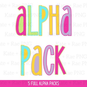 Bright Summer Alpha Pack png - Zomer Two Toned Alpha Pack png - Summer Doodle Alpha Pack png - Trendy Summer Alpha Pack png