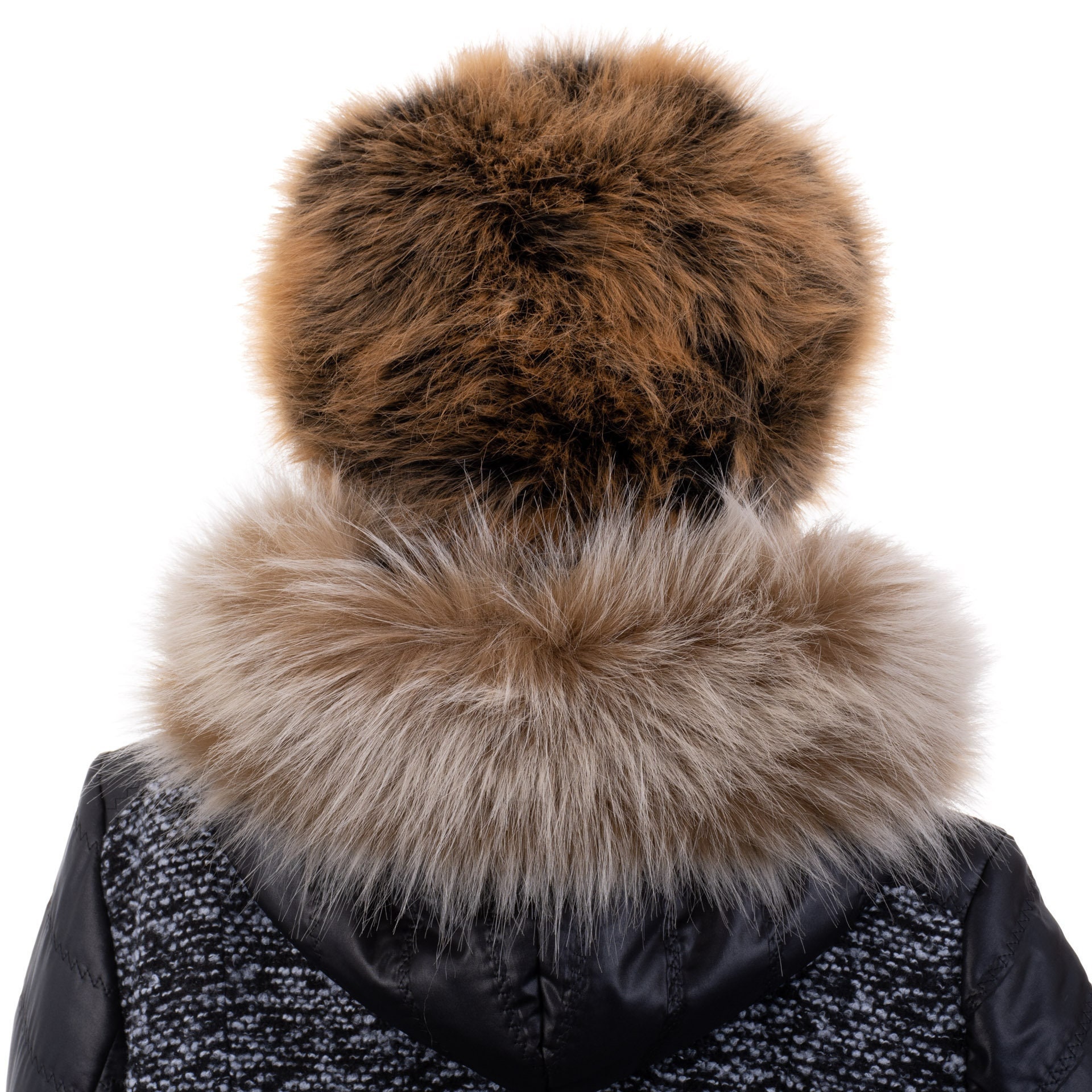Beige Artificial Eco-fur Trim to the Hood - Etsy