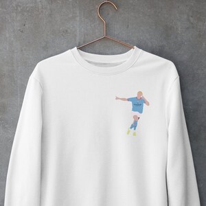 Haaland sweatshirt, Haaland hoodie, Man City sweatshirt, Man City Hoodie, City hoodie, City sweatshirt, gift for an Man City fan