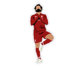 Mo Salah Vinyl Sticker, LFC sticker, Liverpool sticker, Liverpool fan gift, Football sticker, Soccer sticker, Liverpool FC