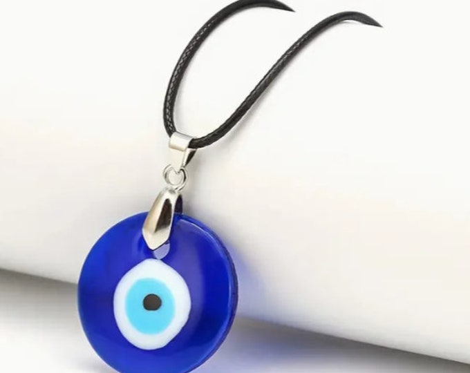 Evil Eye Glass necklace