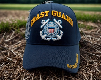 US Coast Guard Hat. USCG 1790 Blue Hat – Embroidered Military