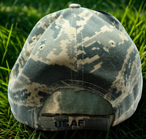 アメリカ空軍帽子。USAFベースボールキャップ。空軍退役軍人のための