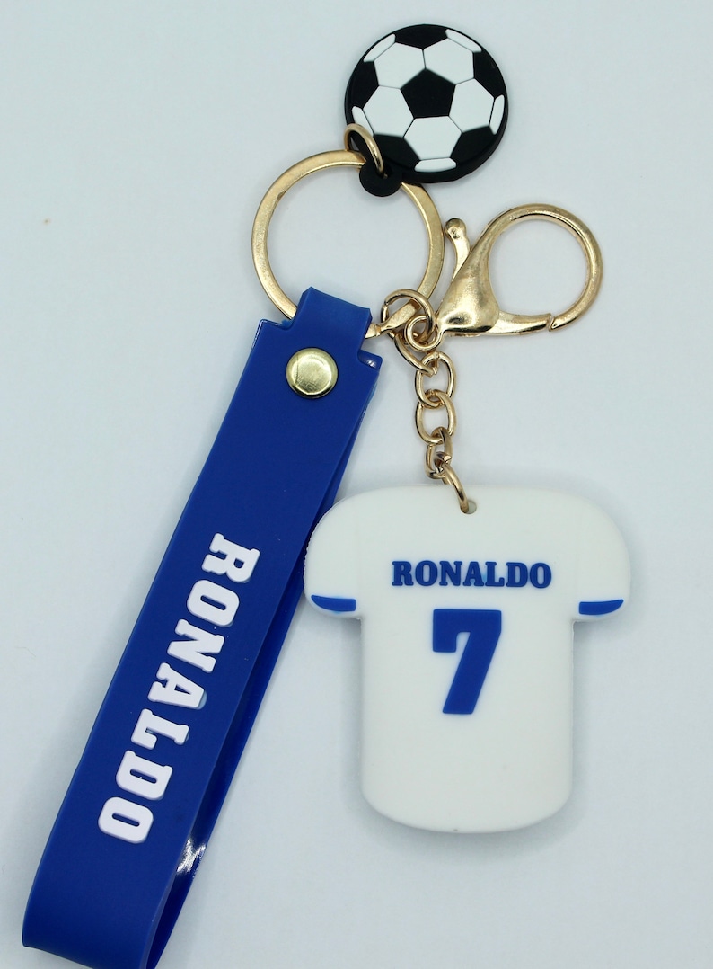Soccer Keychain. Ronaldo Keychain. Messi Keychain. World Cup Etsy