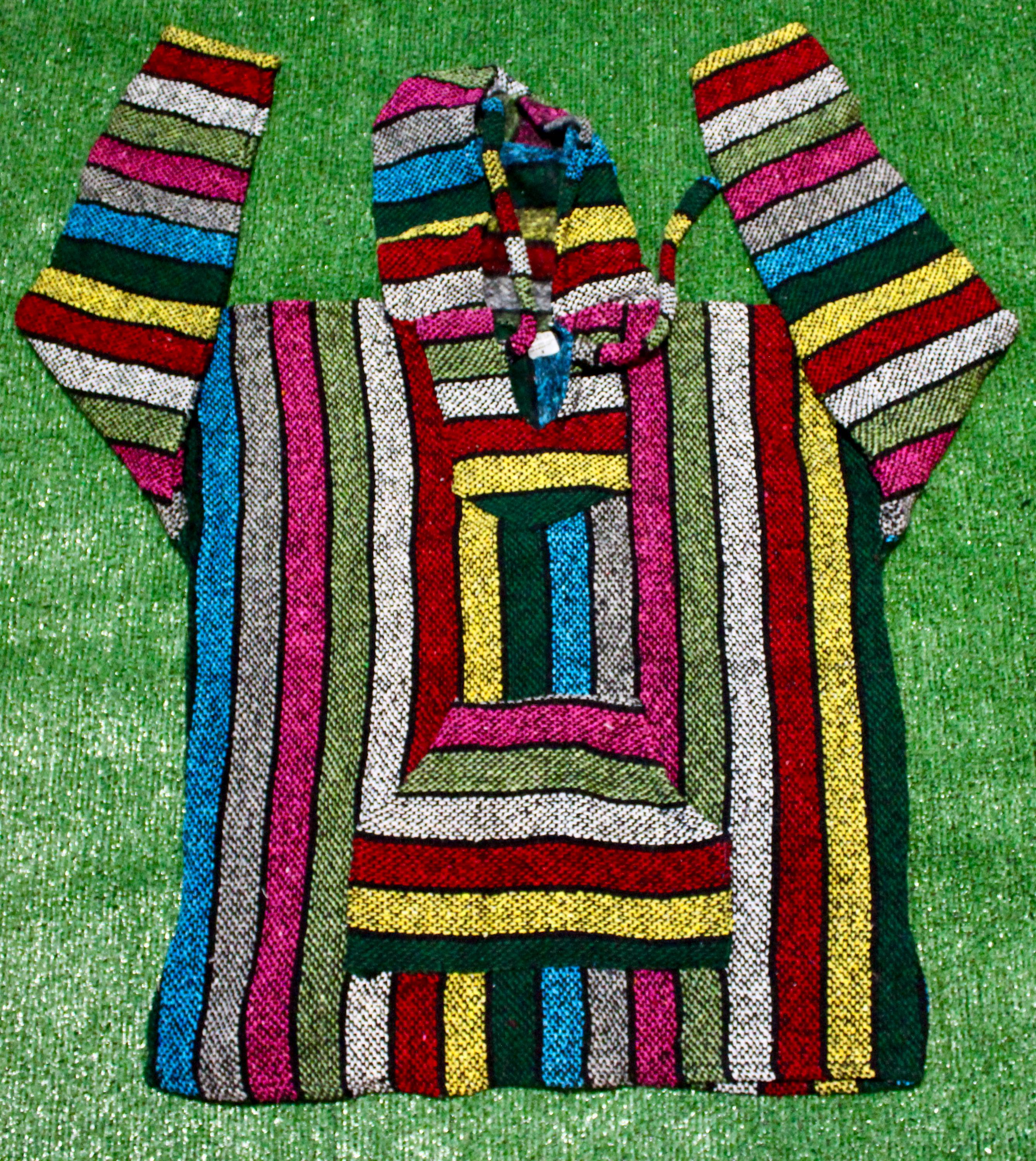 Mexican Baja Hoodie. Pullover Sweater a Lot of Colors. Size Medium