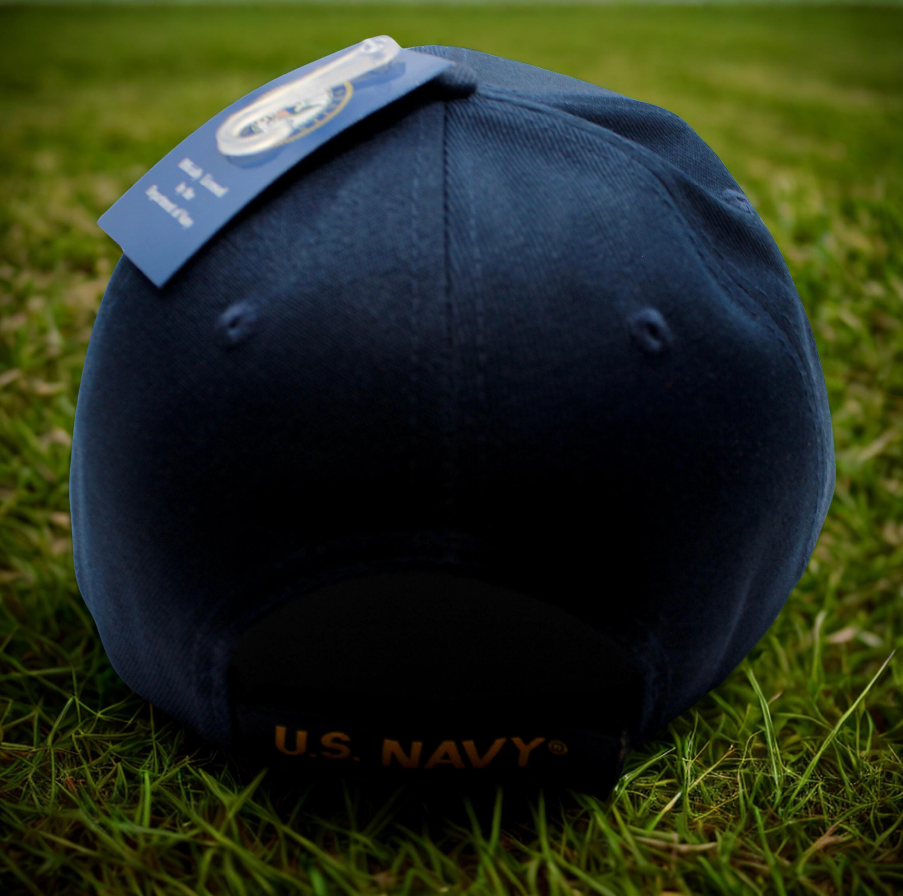 USS Nimitz Aircraft Carrier Hat. CVN-68 Navy Cap. Embroidered Uss