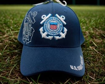 US Coast Guard Hat. USCG 1790 Blue Hat – Embroidered Military