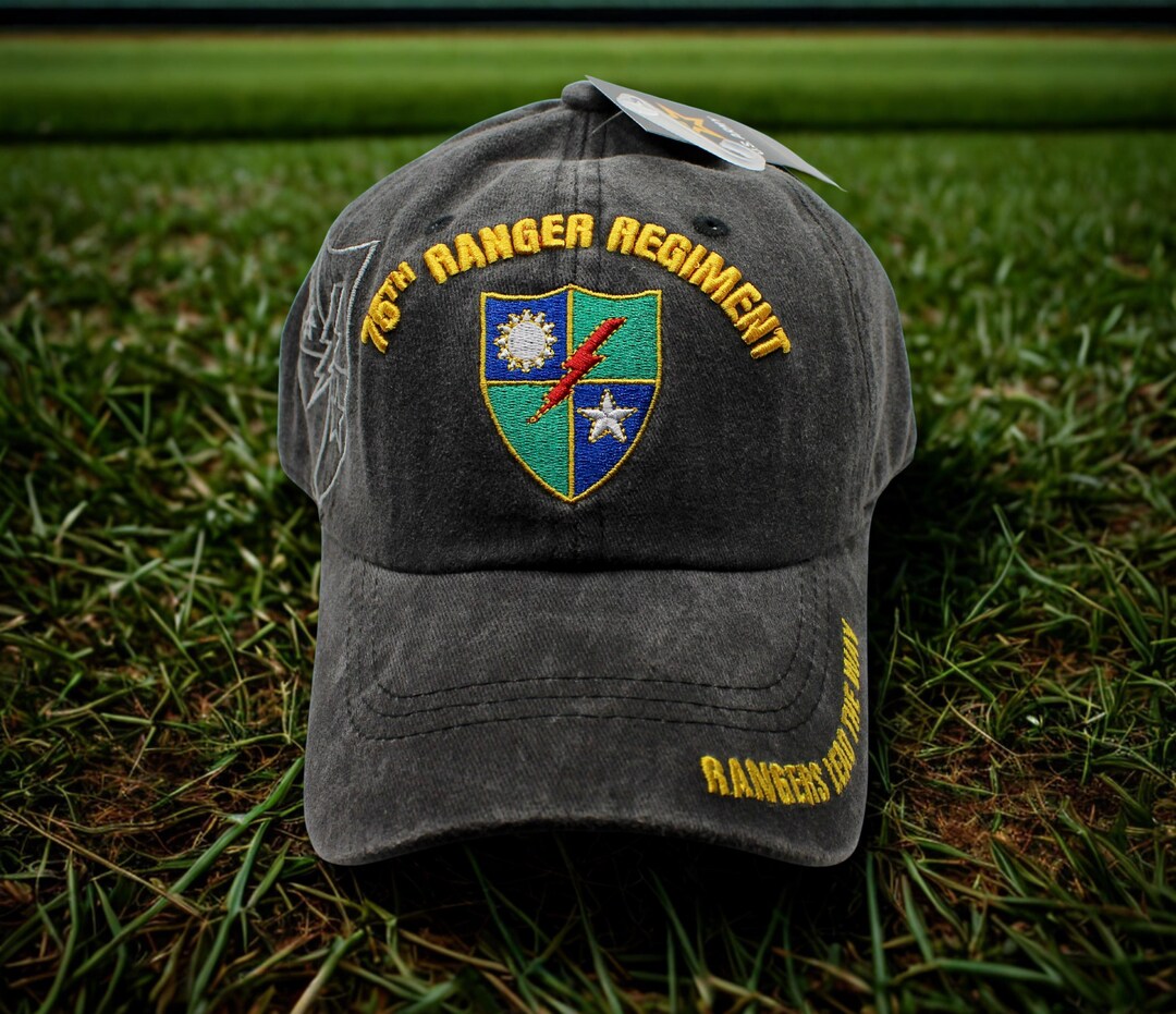 Army Ranger Hat. 75th Ranger Regiment Embroidered Cap. Rangers Lead the ...