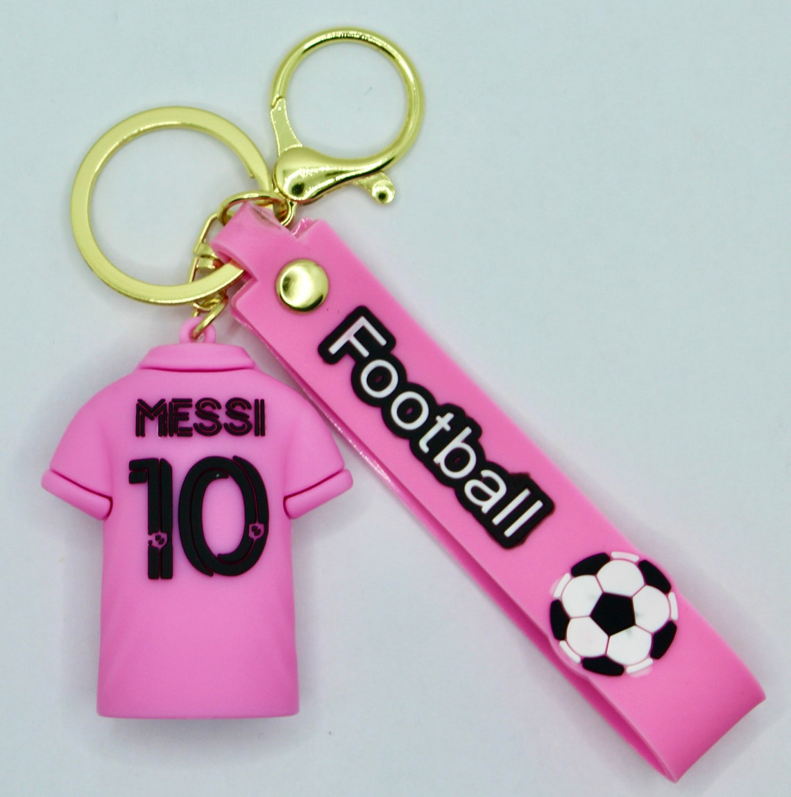 Soccer Keychain. Cute Soccer Keychain. Messi Keychain. World Etsy