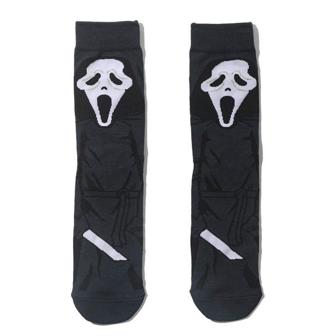 Halloween Socks. Horror Movies Socks. Scream Socks. Ghostface - Etsy