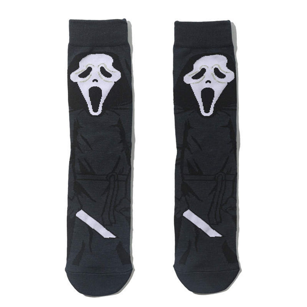 Halloween Socks. Horror Movies Socks. Scream Socks. Ghostface Etsy