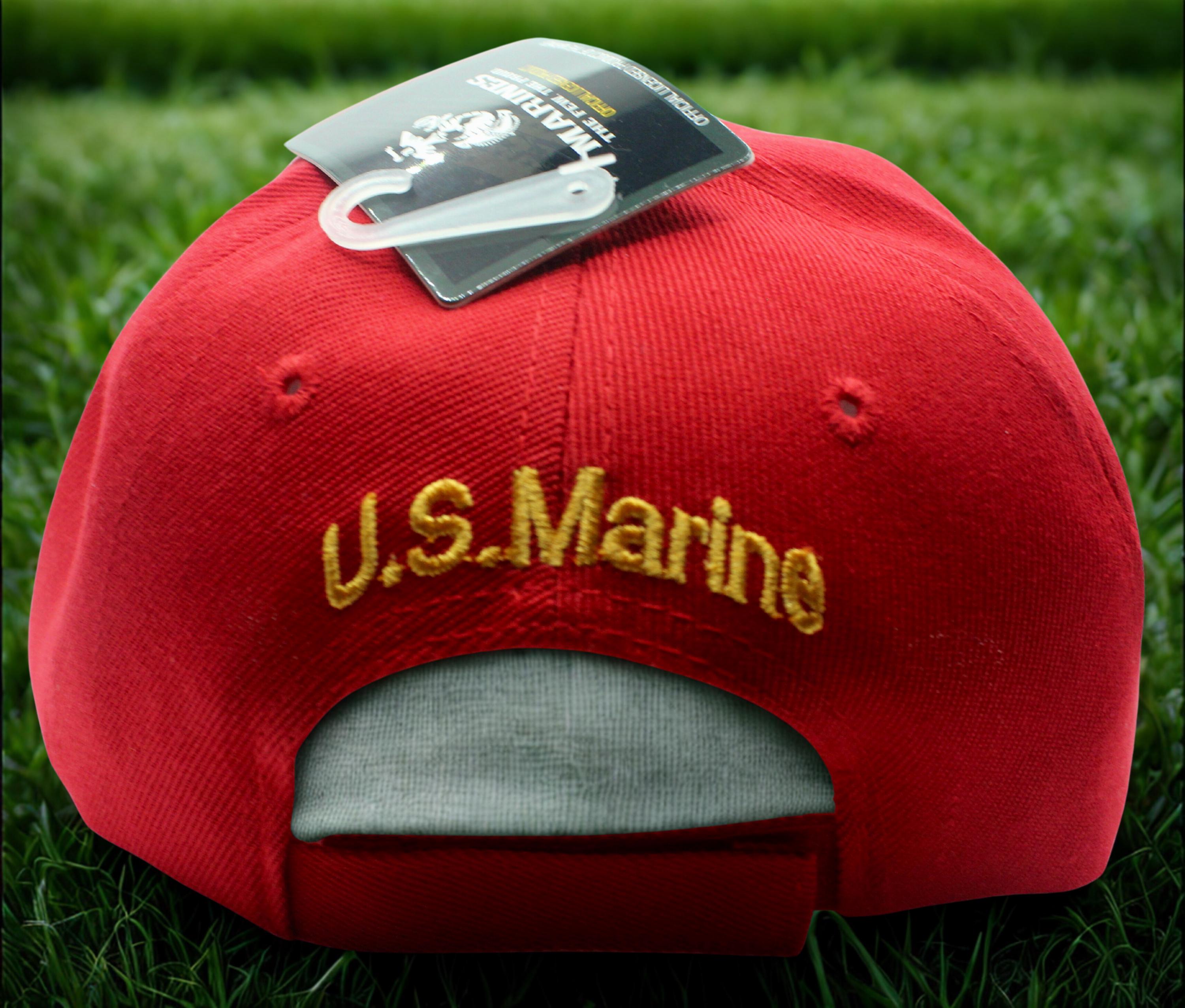 U.S Marine Corps the Few the Proud Hat – Embroidered Red Hat U.S Marine Corps the Few the Proud Hat – Embroidered Red Hat
