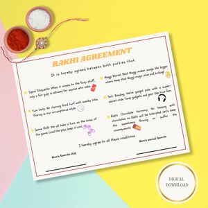 Lustige Raksha Bandhan Karte | Fröhlicher Rakshabandhan | Rakhi Gruß | Indische Anlass Karte | Desi Karte | Moderne Rakhri Karte | Rakhi-Abkommen