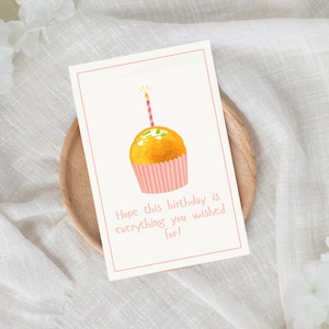 Tarjeta de cumpleaños desi / Saludos de cumpleaños dulces indios / Saludo desi / Feliz cumpleaños / Tarjeta del sur de Asia