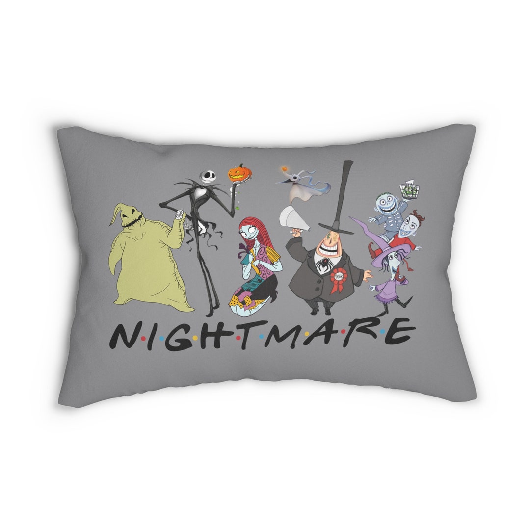 Nightmare Before Christmas Living Room Pillow Halloween Decor Etsy