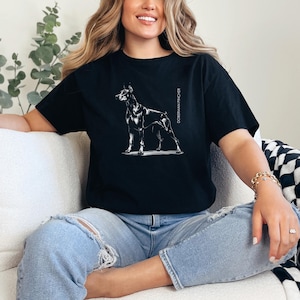 Doberman Pincher Shirt, Dog Lover Shirt, Doberman Lover, Dog Mom Shirt, Doberman Mom, Dog Owner Shirt, Gift for Pet Lover, Cute Dog
