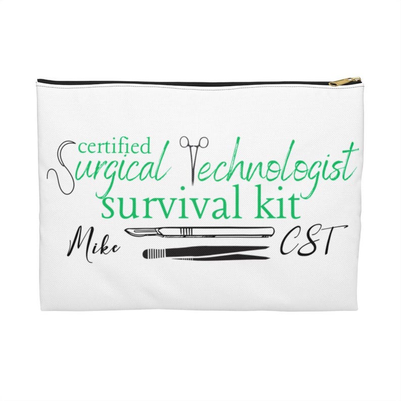 Operating Room Kit Packer Personalized Surgical Technology Survival Kit Pouch, CST Gift ...