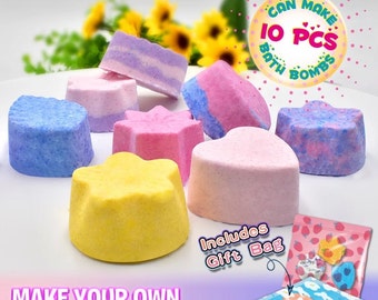 12 Bombe Da Bagno Per Bambini Con Giocattolo Sorpresa – Effervescenti, Naturali E Biologiche, Tema Marino E Terrestre