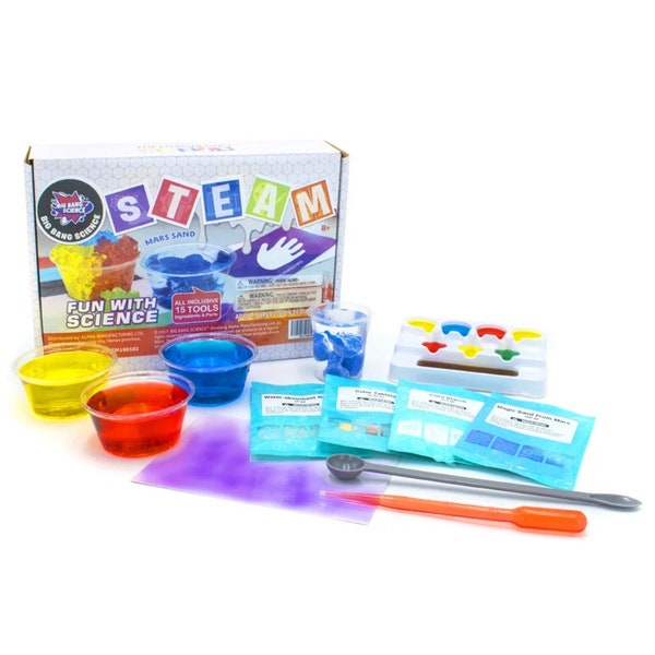 Kids STEAM Experiment Kit Fun With Science DIY Craft Project 8+