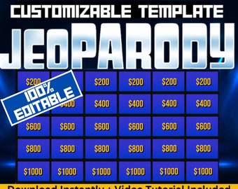 Customizable Jeoparody PowerPoint Template (PC & Mac)