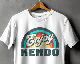 Retro Kendo T-Shirt: Vintage Martial Arts Tee