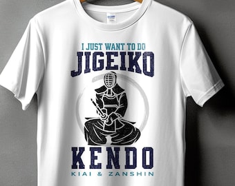 Kendo Jigeiko T-Shirt: Martial Arts Practice Tee