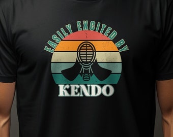 Retro Kendo T-Shirt: Funny Martial Arts Tee Gift