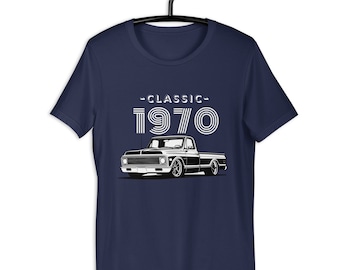 Camiseta clásica 1970 C10 / Año personalizado personalizado