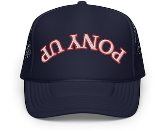 Upside Down Pony UP Trucker Hut | SMU mustangs