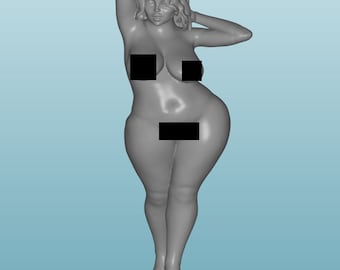 Scale Unpainted resin Figure girl woman in 1/24 1/32 1/18 1/43 1/72 1/64